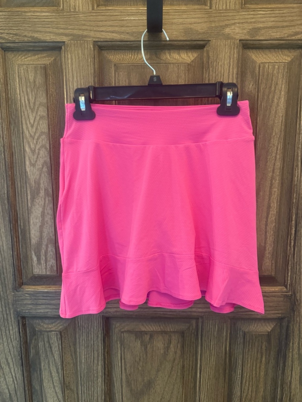 By Jottex Pink Athletic Skort XS Tennis Golf Ruffle Skirt Built In